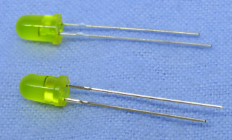 5mm Yellow Blinking LED - 2 pack