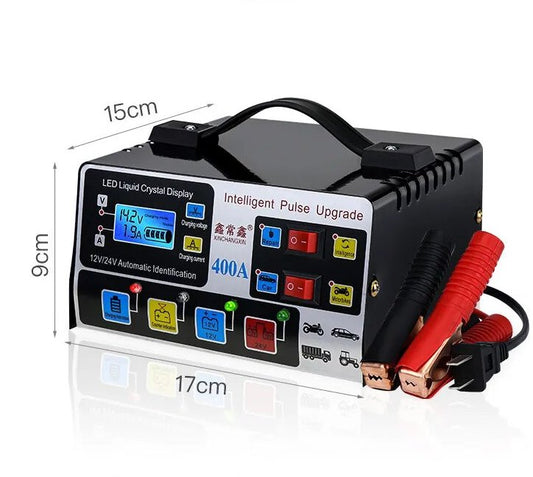 12V24V 220W Car Battery Charger Fully Automatic High Frequency Intelligent Pulse Repair