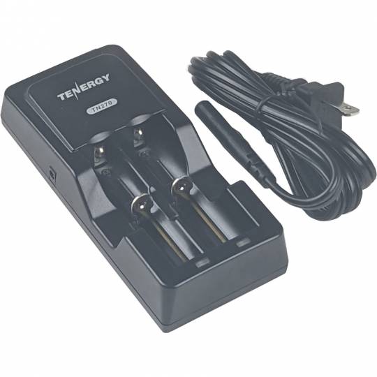 Tenergy Charger 2 Bay Lithium 18650/18500/14500 Battery Giant & Electronics Tenergy Charger 2 Bay Lithium 18650/18500/14500 Battery Giant & Electronics