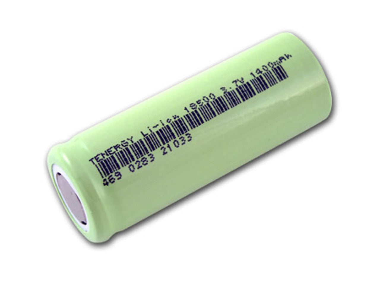 18500 3.7v 1400mah LiION Flat Top