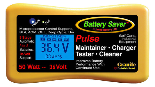50 WATT 36 VOLT W/LCD SCREEN CHARGER MAINTAINER CONDITIONER LCD