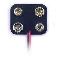 2 9V Parallel Connection Battery Snap - 2 pack