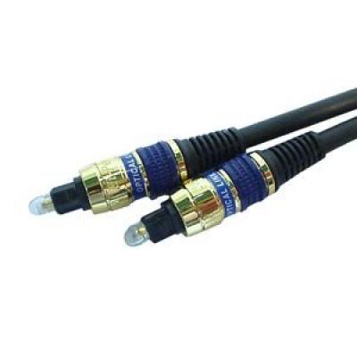 PREMIUM TOSLINK FIBER OPTIC AUDIO CABLE -6ft
