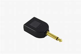 Gold-Plated Dual 1/4” Mono Female to 1/4” Mono Male Audio Adapter
