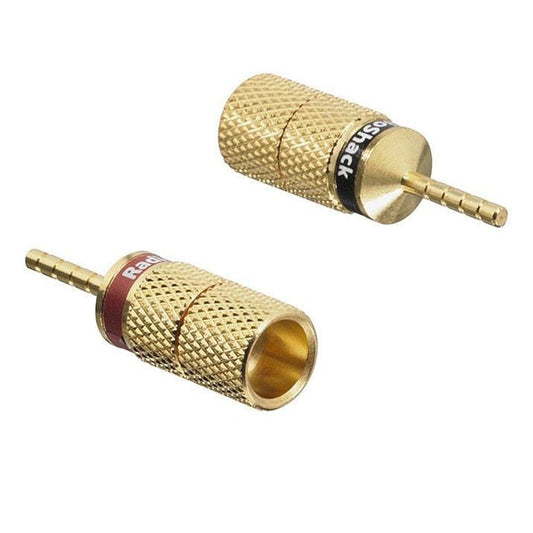 Gold Plated Deluxe Speaker Pin Connectors 4 pack
