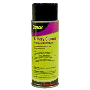 QuickCable Battery Cleaner Spray w/ Acid Detection 13.7 oz