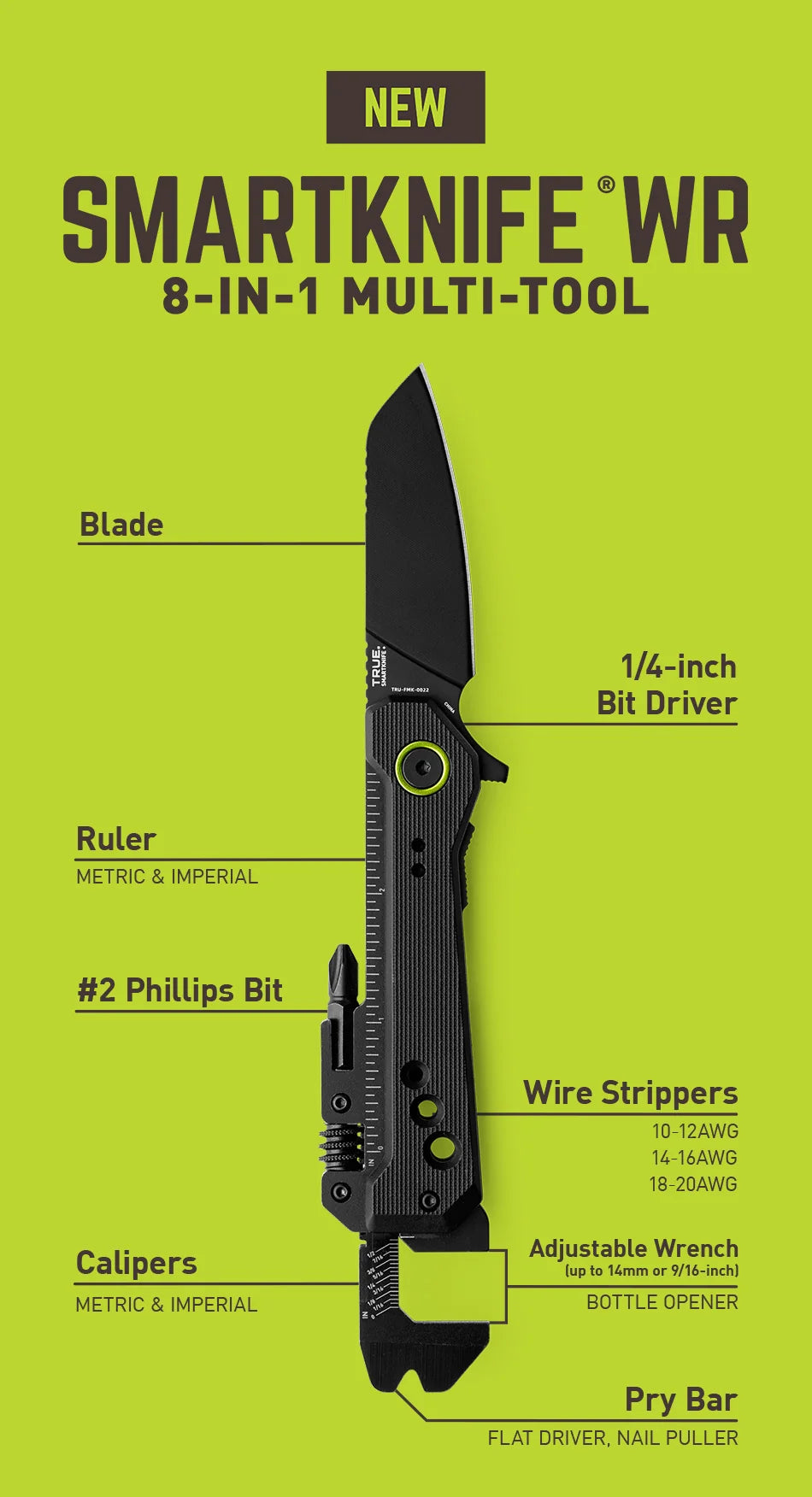 True SmartKnife WR 8-in-1 Multi-Tool