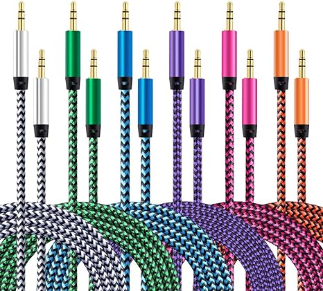 3.5mm Auxiliary Audio Cable 5ft -  Assorted Random Colors