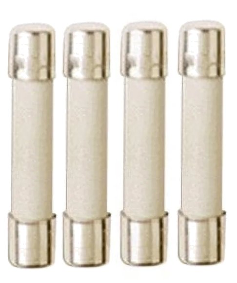 15A 250V Ceramic Fast Acting Fuse 4 pack