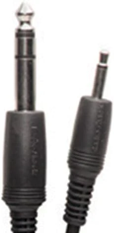 6ft 1/8 Mono Plug to 1/4 Stereo Plug Shielded Cable
