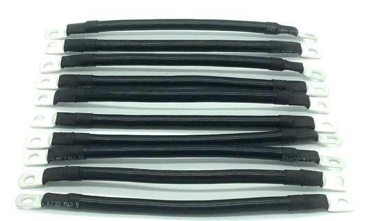 4 GA 9" Golf Cart Cable Black