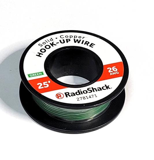 26 AWG 25' Green Solid Hook Up Wire