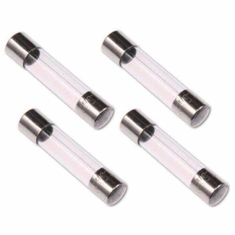 2.0A 250V Fast Acting Glass Fuse 4pack
