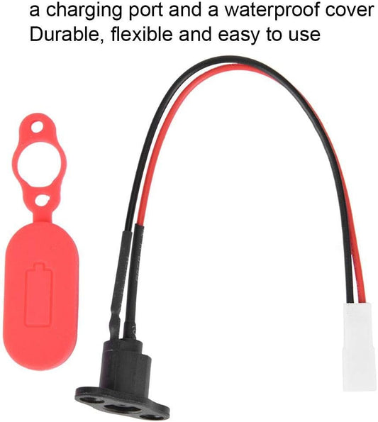 Charging Port Waterproof Cover Compatible with M365 Electric Scooter