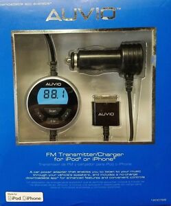 AUVIO Full Band FM Transmitter for 30-Pin iPod/iPhone
