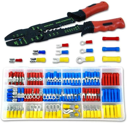 Stark 175pc Terminals & Connectors with Crimping Tool