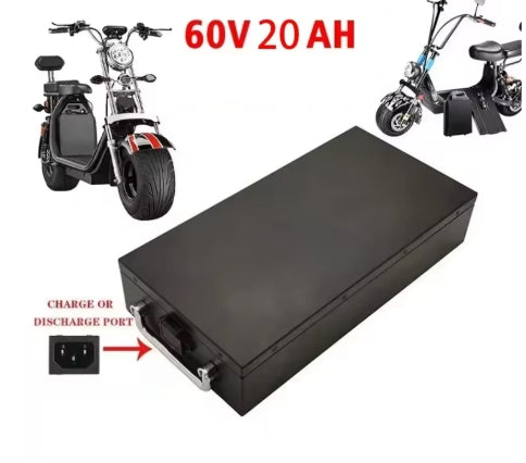 60v 20ah Lithium Battery Fat Tire Scooter
