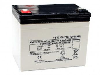 12V 35Ah AGM Battery (U1) Threaded Insert Terminal (T16)