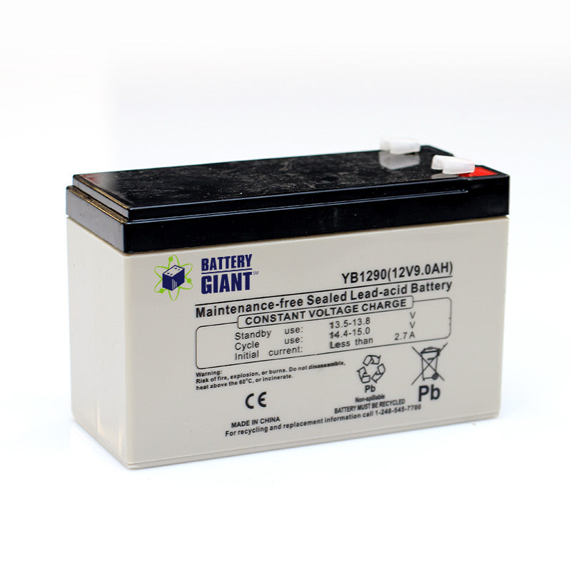 12v 9Ah AGM Battery T2(.250) Terminals