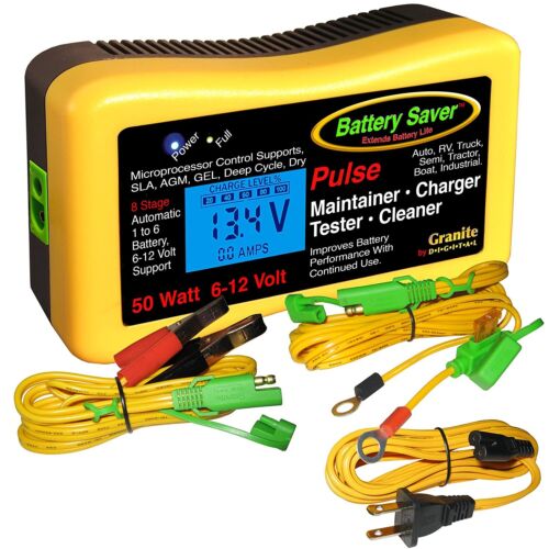 12V 50 Watt Battery Saver/Conditioner w/LCD