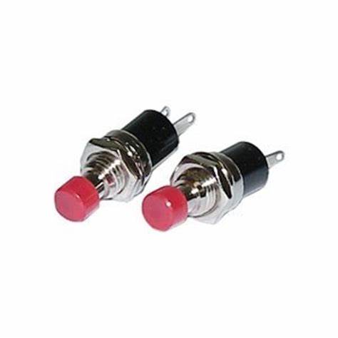 Sub-Mini Push Button Switch (2 Red)