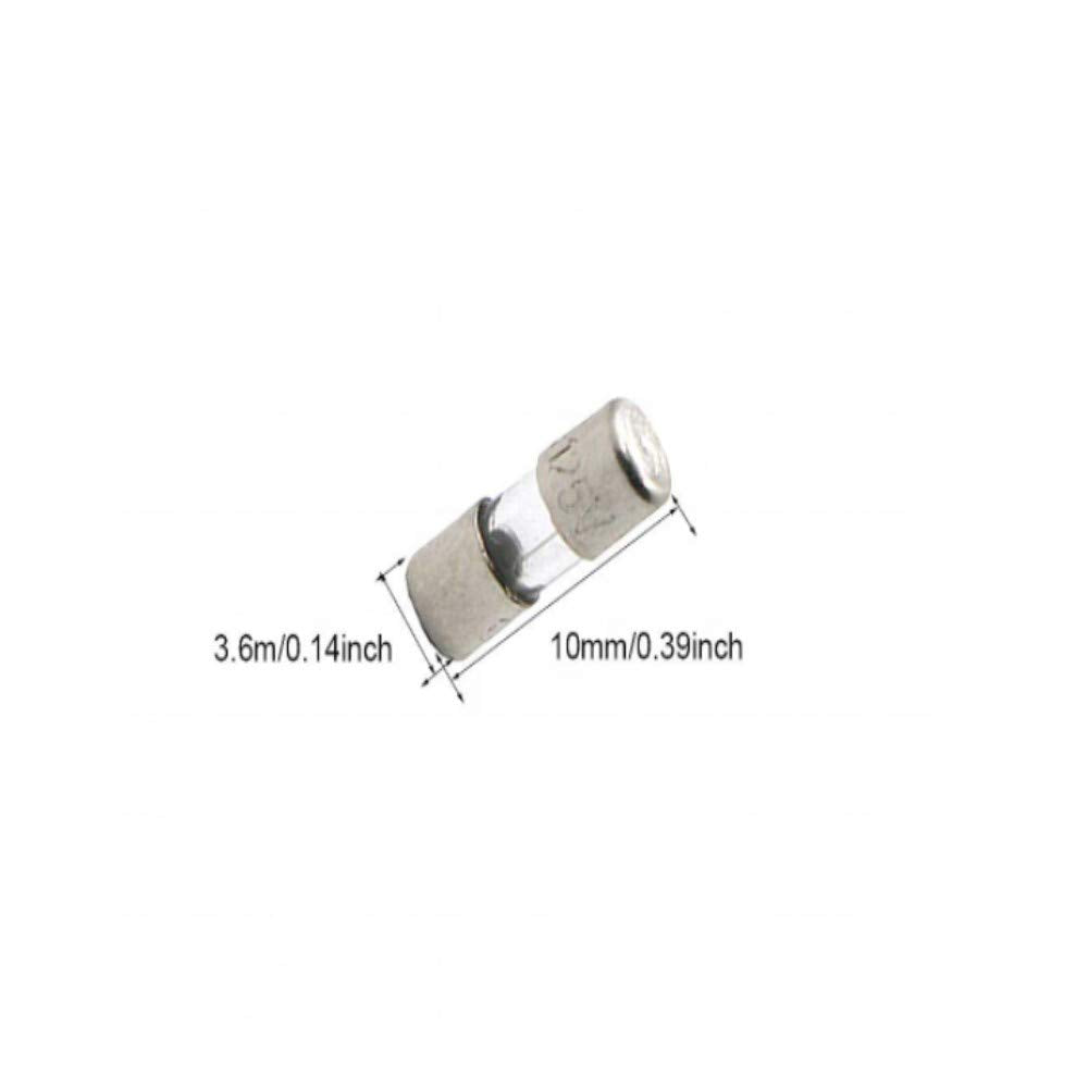 Mini Glass Christmas Light Fuses 2.5A (4 pack)