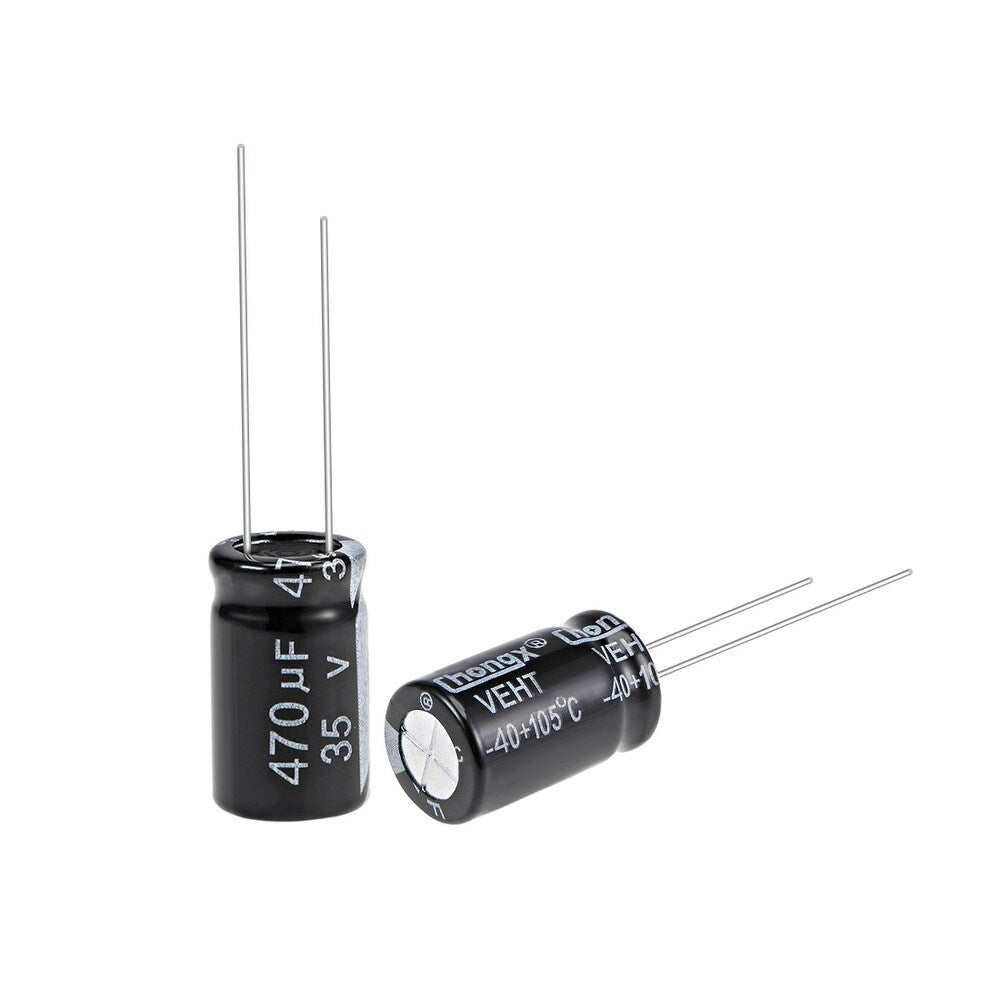 470uF 35V Radial Lead Capacitor 2pack