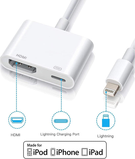 Apple Lightning to HDMI Adapter for iPhone to TV