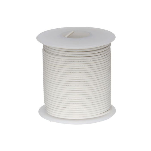 18awg Stranded White Wire 25ft.