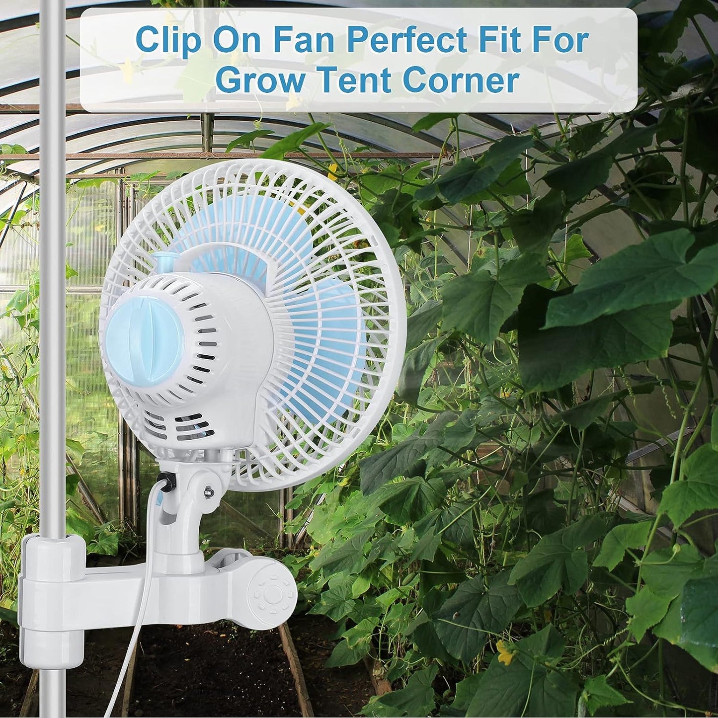 6" Grow Tent Oscilating Fan