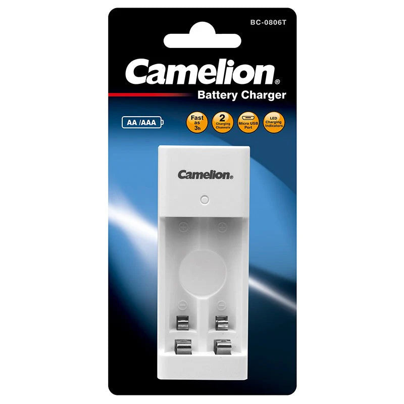 Camelion BC-0806T | 2 Bank AA AAA Battery Charger (Retail Box) Ho