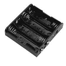 4 AAA Battery Holder W/Snaps