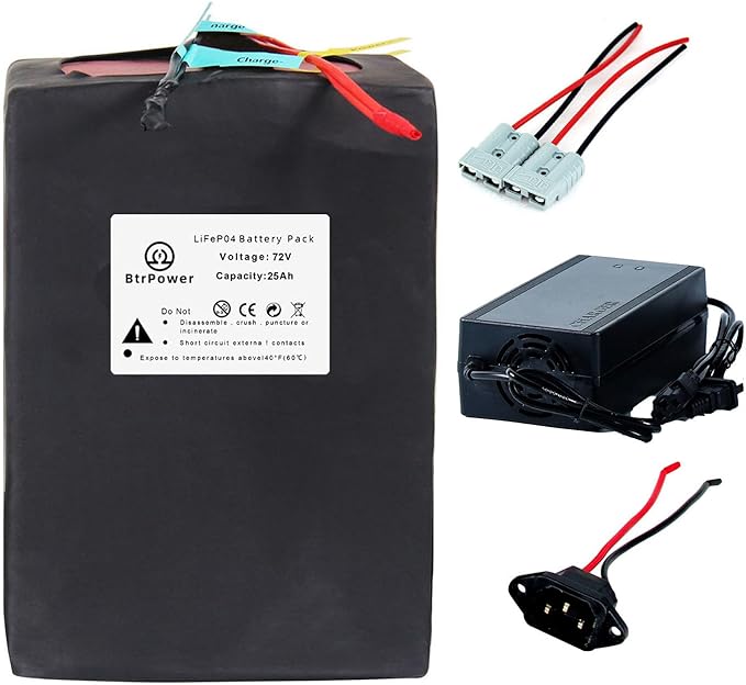 BTR 72V 25Ah LiFePO4 Battery Pack