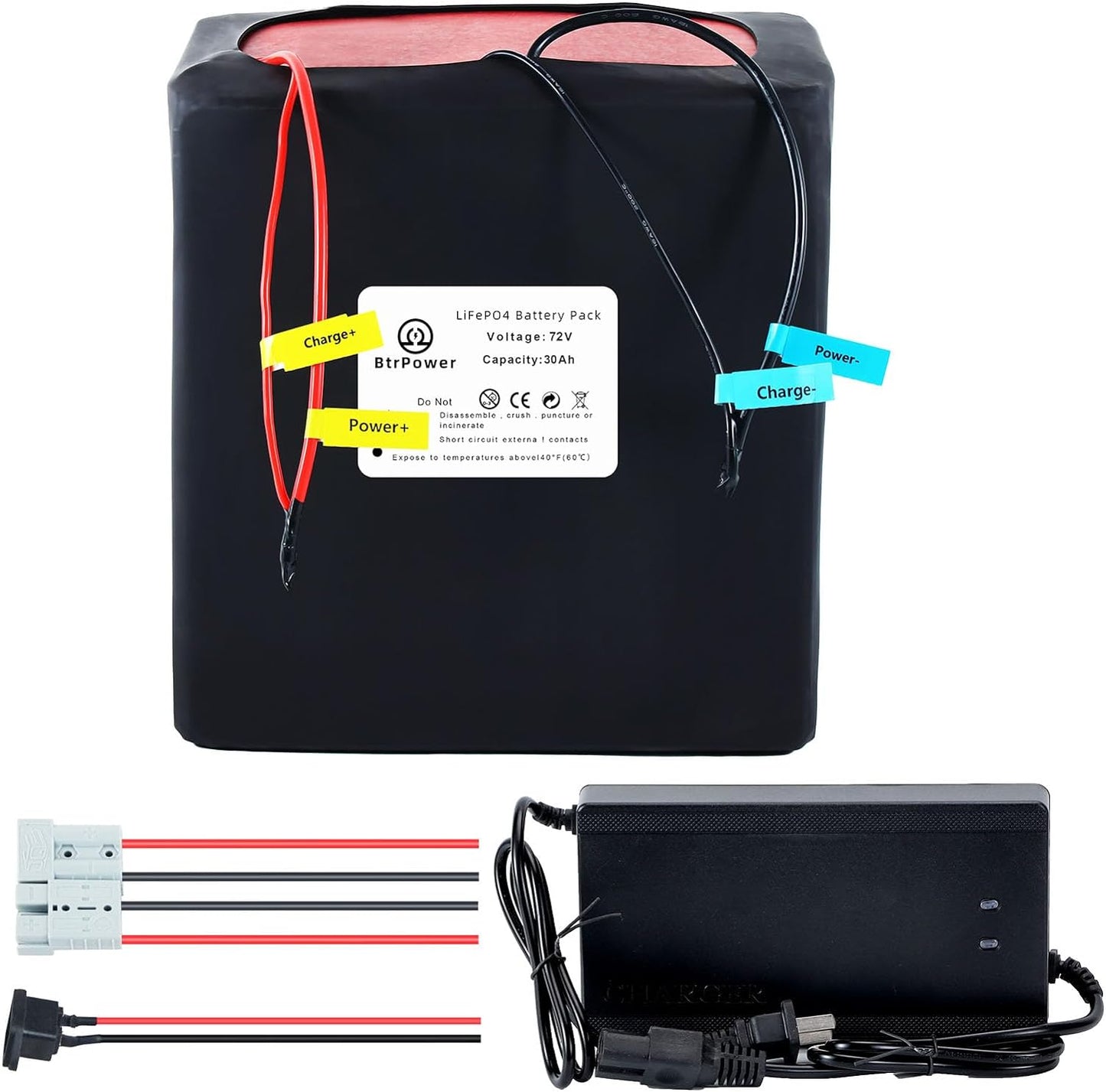 BTR 72V 30Ah LifePO4 Battery Pack