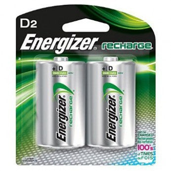 Energizer NiMh D  Rechargeable Consumer Batteries (2pk)