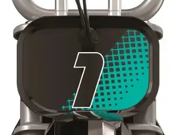 MX350 Number Plate (Black & Teal)