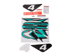 MX650 Decals - Black & Teal