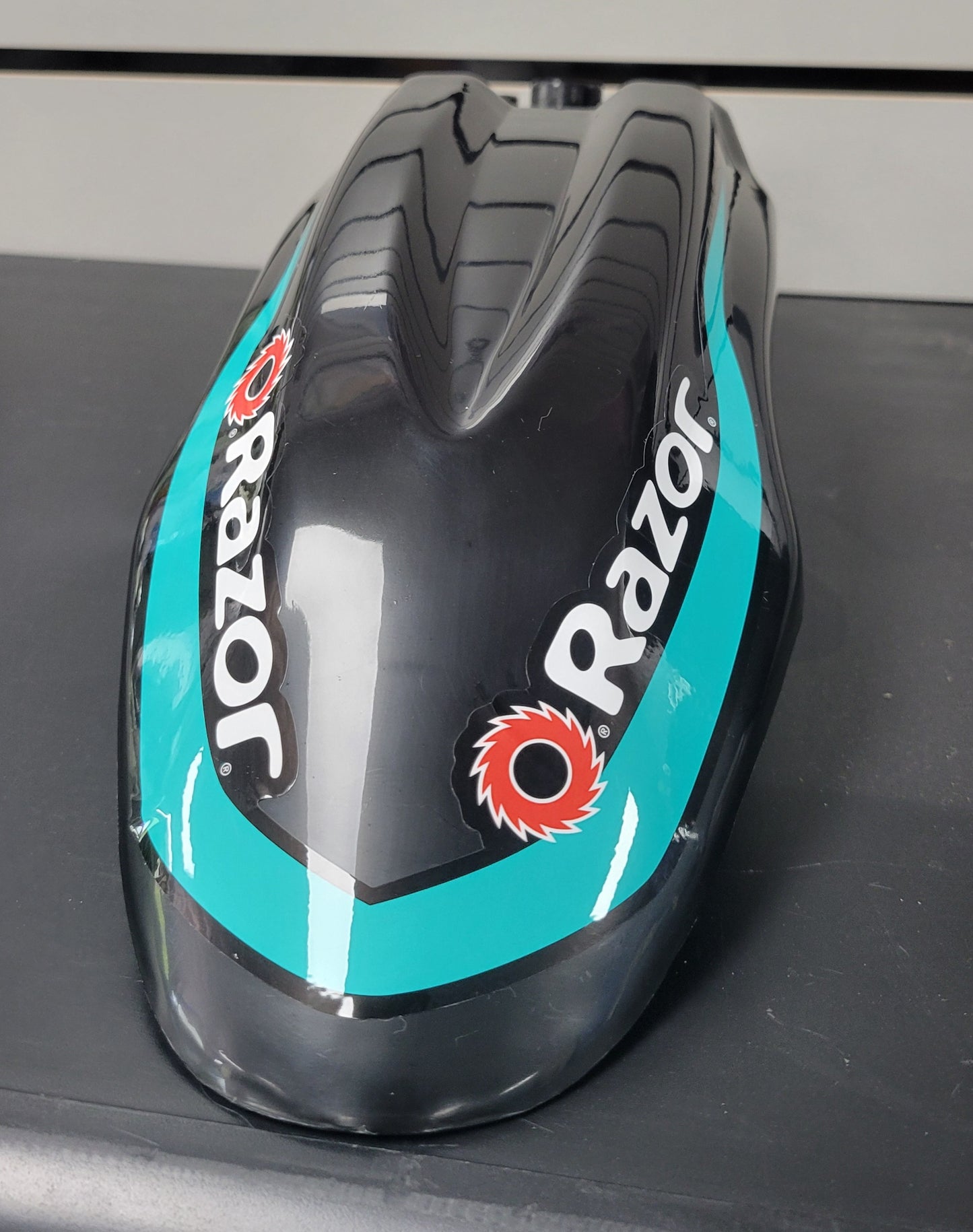 MX650 Black/Teal Front Fender