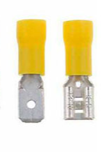 1/4" Crimp on Quick Disconnects 6 pack