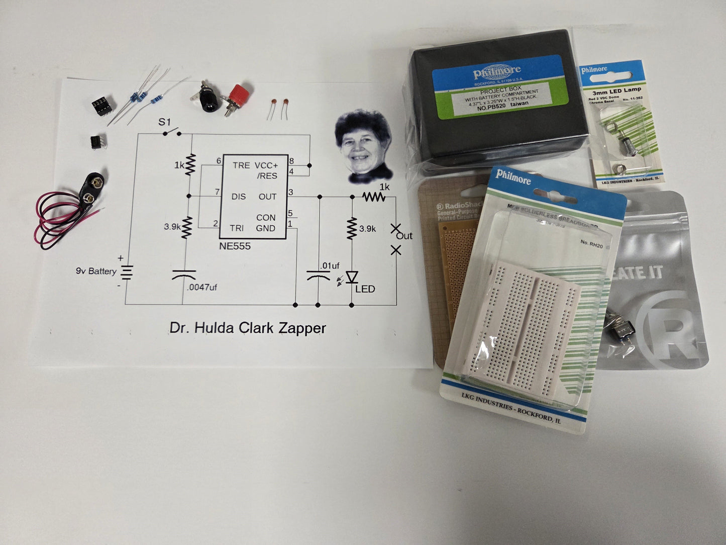 Dr. Hulda Clark "Zapper" DIY Kit