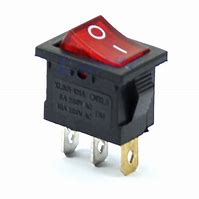 On/Off 3-Pin 2-Position Snap 10A/125V, 6A/250V Red LED Boat Rocker Switch