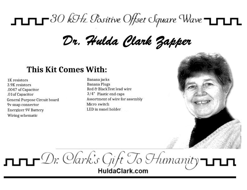 Dr. Hulda Clark "Zapper" DIY Basic Kit