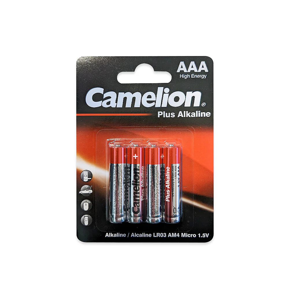 Camelion AAA Plus Alkaline - 4 Pack