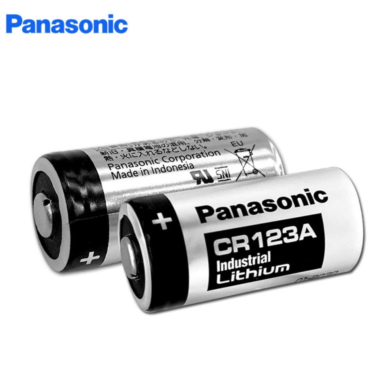 Panasonic CR123A Lithium Battery - 2 Pack (Bulk)