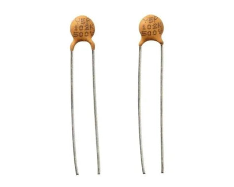 .001uF 500V Ceramic Disc Capacitor 2 Pack