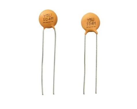 .1uF 50V Hi-Q Ceramic Disc Capacitor 2 Pack