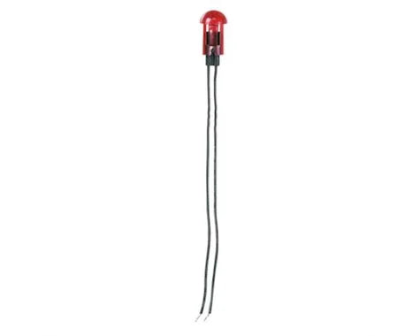 RadioShack 12V Snap-In 14mm Lamp Assembly - Red (2-Pack)