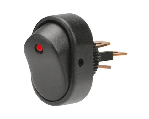 SPST 12V Illuminated Rocker Switch