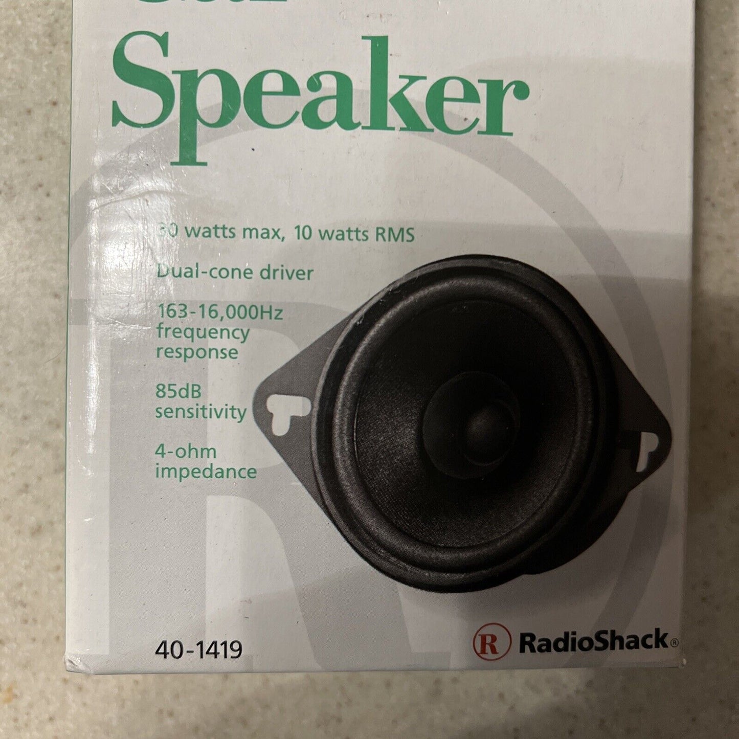 Radio Shack 3 1/2" Car Speaker