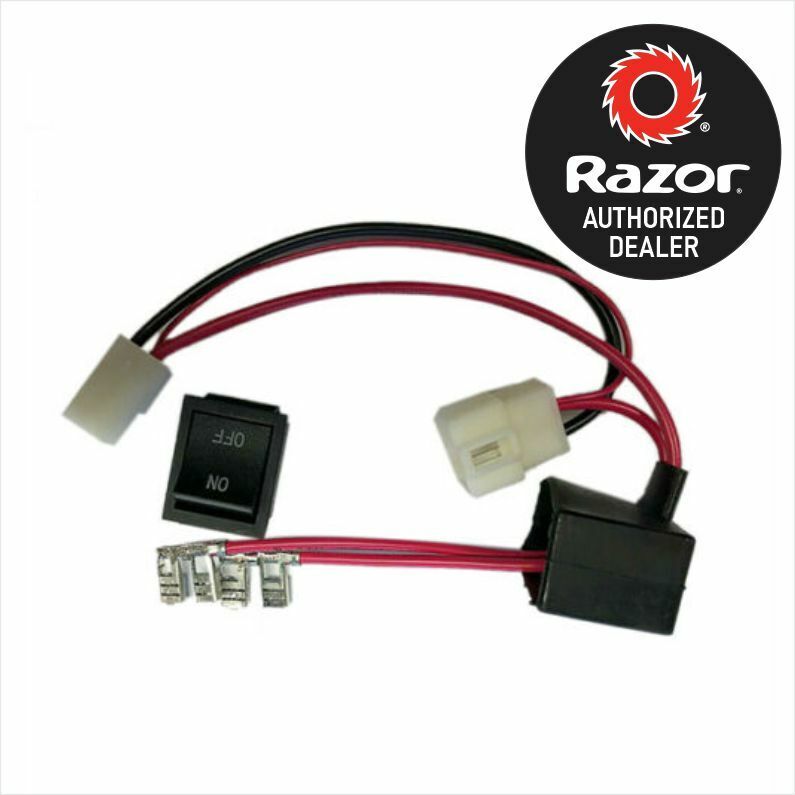 Razor W15128050101 Scooter On Off Switch with cable 4 prong 350/500/65 ...